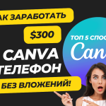 5 способов заработать 300 долл в месяц с Canva